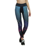 Letter Printed Women Sport Leggings