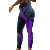 Letter Printed Women Sport Leggings