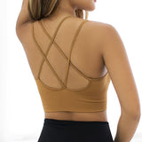 Women's back sports bra